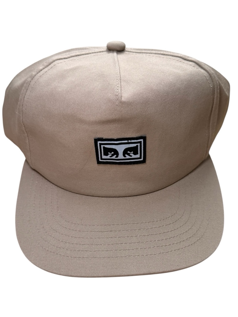 Obey Beige Logo Baseball Cap